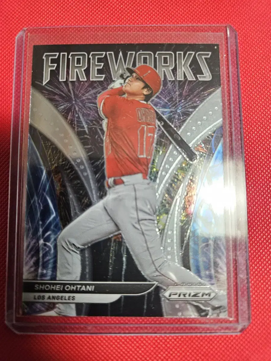 오타니 2022 Panini Prizm Fireworks